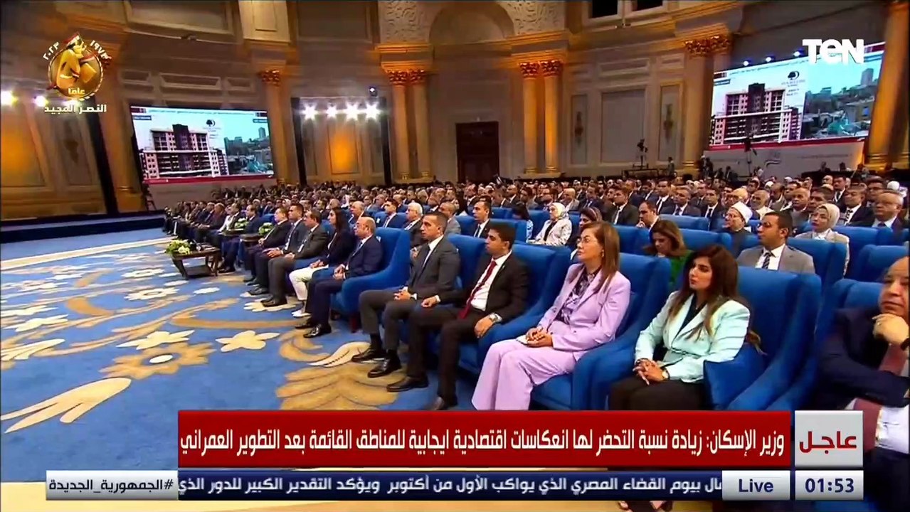 وزير الإسكان: أنتجنا في الـ 9 سنوات 1.5 مليون وحدة سكنية بمعدل 167 ألف وحدة سكنية في السنة
