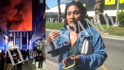 Arlem García, superviviente del incendio declarado en la Discoteca Fonda Milagros