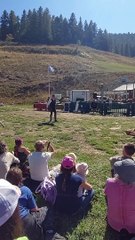 Transhumance de Roubion : Un spectacle de fauconnier