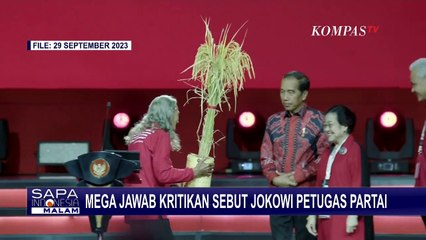 Megawati Heran Banyak yang Permasalahkan Presiden Jokowi Disebut Sebagai Petugas Partai
