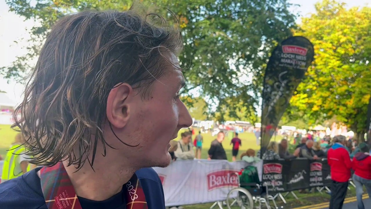 Moray Pryde wins Loch Ness Marathon 2023