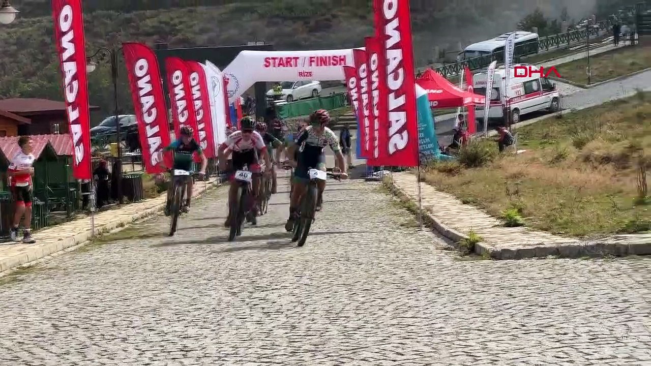 Ulusal ve Uluslararası Sporcular Rize MTB Dağ Bisikleti Kupası'nda Yarıştı