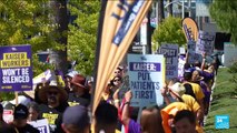 US 'year of the strike': Health care workers picket outside hospitals in multiple states