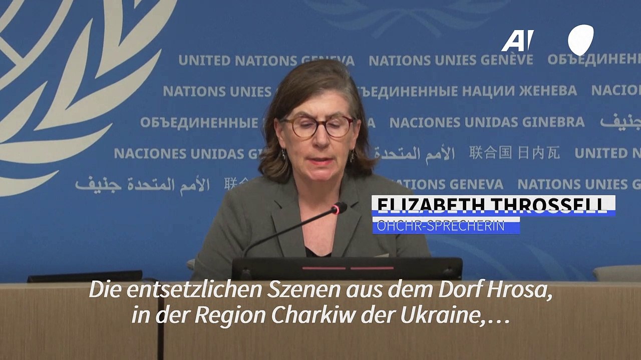 UNO: Dorf in Ukraine wahrscheinlich mit russischer Rakete angegriffen