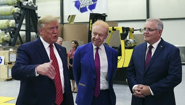 Trump compartilhou segredos de submarinos nucleares com bilionário australiano