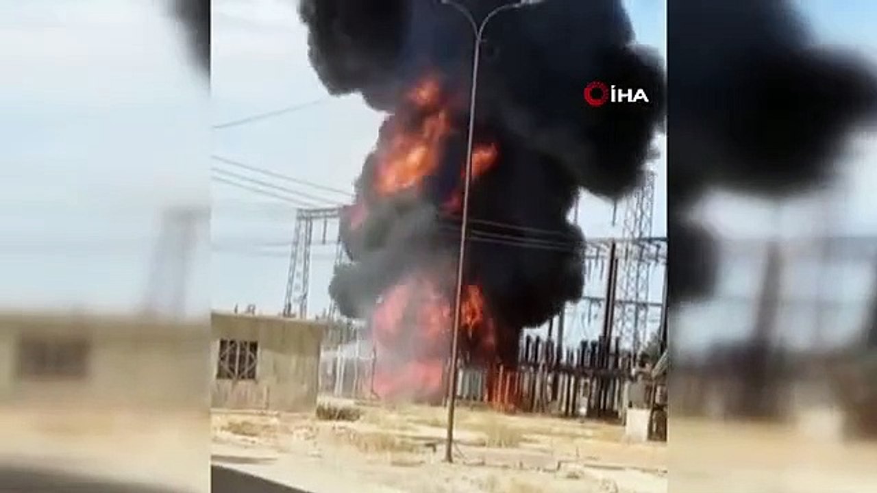 Suriye'nin kuzeyinde PKK/YPG'ye ait elektrik üretim tesisi vuruldu