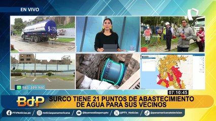 Chorrillos: municipio distribuye 20 camiones cisternas para distribución de agua