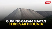 Gunung garam buatan terbesar di dunia