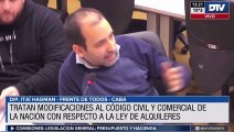 Alquileres: plenario avanzó con el debate de los cambios a la Ley