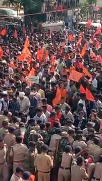 एबीवीपी ने भूपेश बघेल सरकार की विफलताओं के विरोध में 'छात्र आक्रोश रैली' आयोजित की।