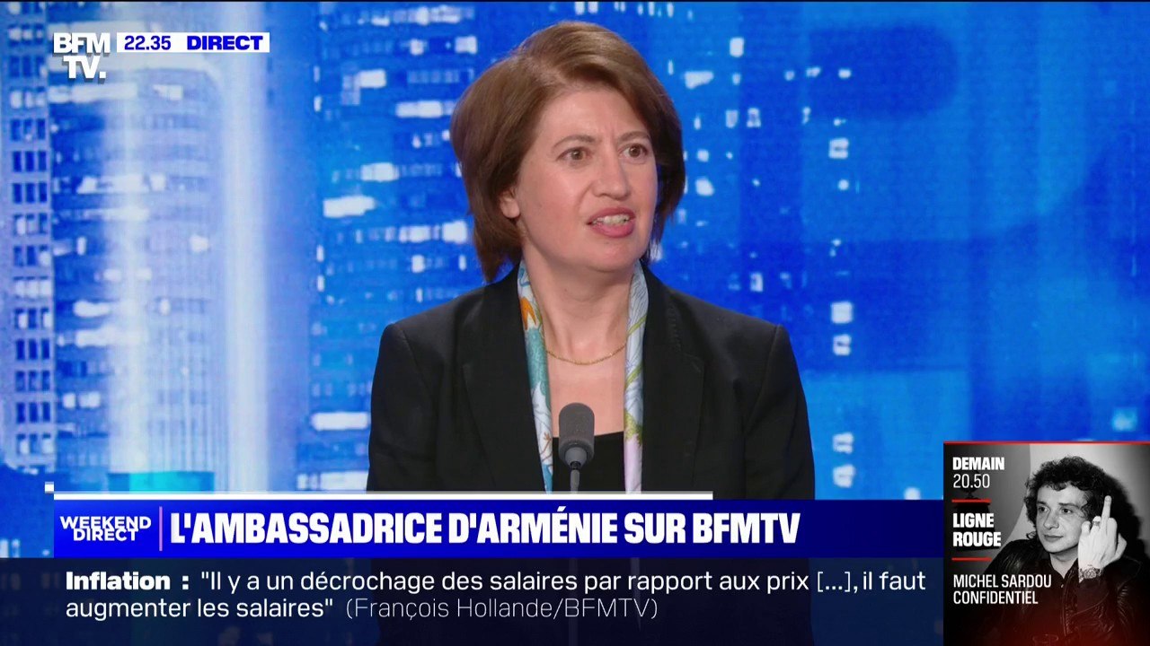 Exode des Arméniens du Haut-Karabagh: "C'est une épuration ethnique qui se passe sous nos yeux", affirme Hasmik Tolmajian, ambassadrice de l'Arménie en France