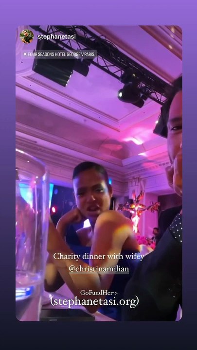 Christina Milian s'est amusée avec Stéphane TasiChristina Milian au Global Gift Gala