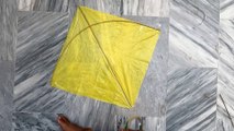 How To Make a Kite with Shopping - Meme Kite - Plastic Shopping bag kite and flying - DIY Kite
