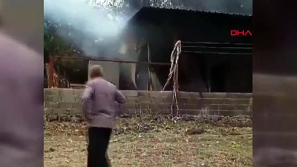 Kahramanmaraş'ta Polis Memurunun Konteynerinde Yangın Çıktı