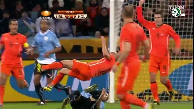 Holanda 3 - 2 Uruguay - Semifinal - Sudafrica 2010 (Resumen)