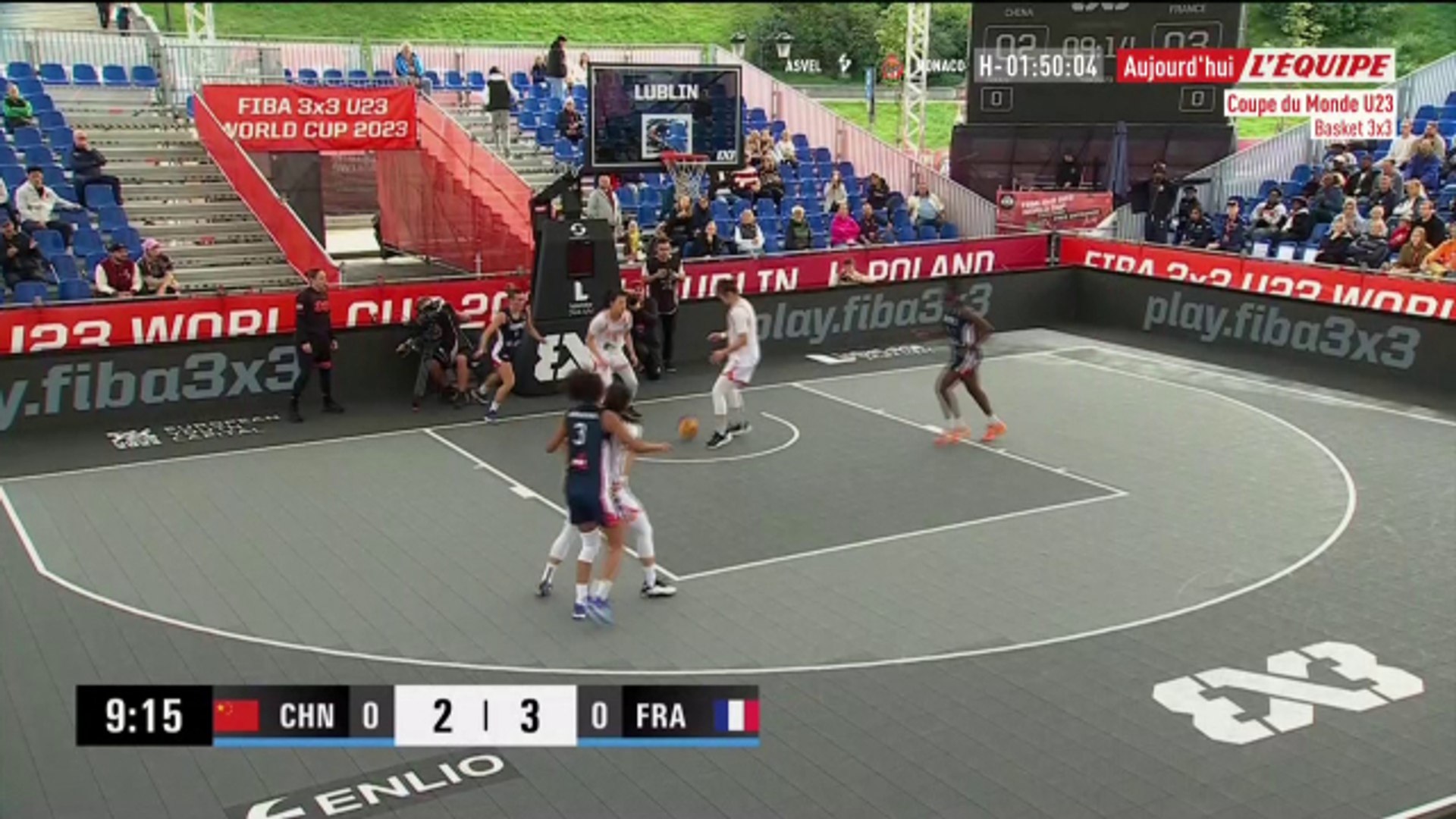Le replay des quarts de finale - Basket - Coupe du monde basket 3x3 U23 -  Vidéo Dailymotion