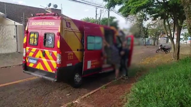 Criança cai no parquinho e é socorrida pelo Siate no Bairro Parque Verde