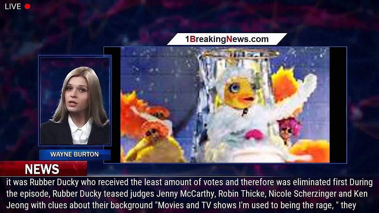 Masked Singer Reveals Rubber Duckys Identity As This Comedian Video 9853