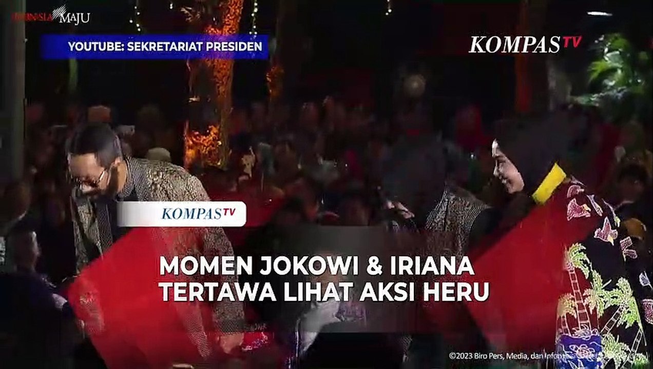 Momen Jokowi Dan Iriana Tertawa Lihat Penampilan PJ Gubernur DKI Heru ...