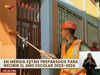 Autoridades merideñas se preparan para recibir el nuevo año escolar 2023-2024
