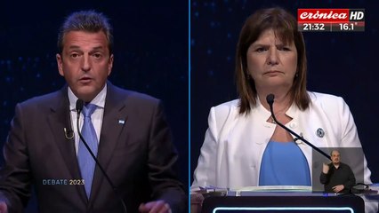 Sergio Massa: "Parece que estoy debatiendo con paracaidistas suecos"