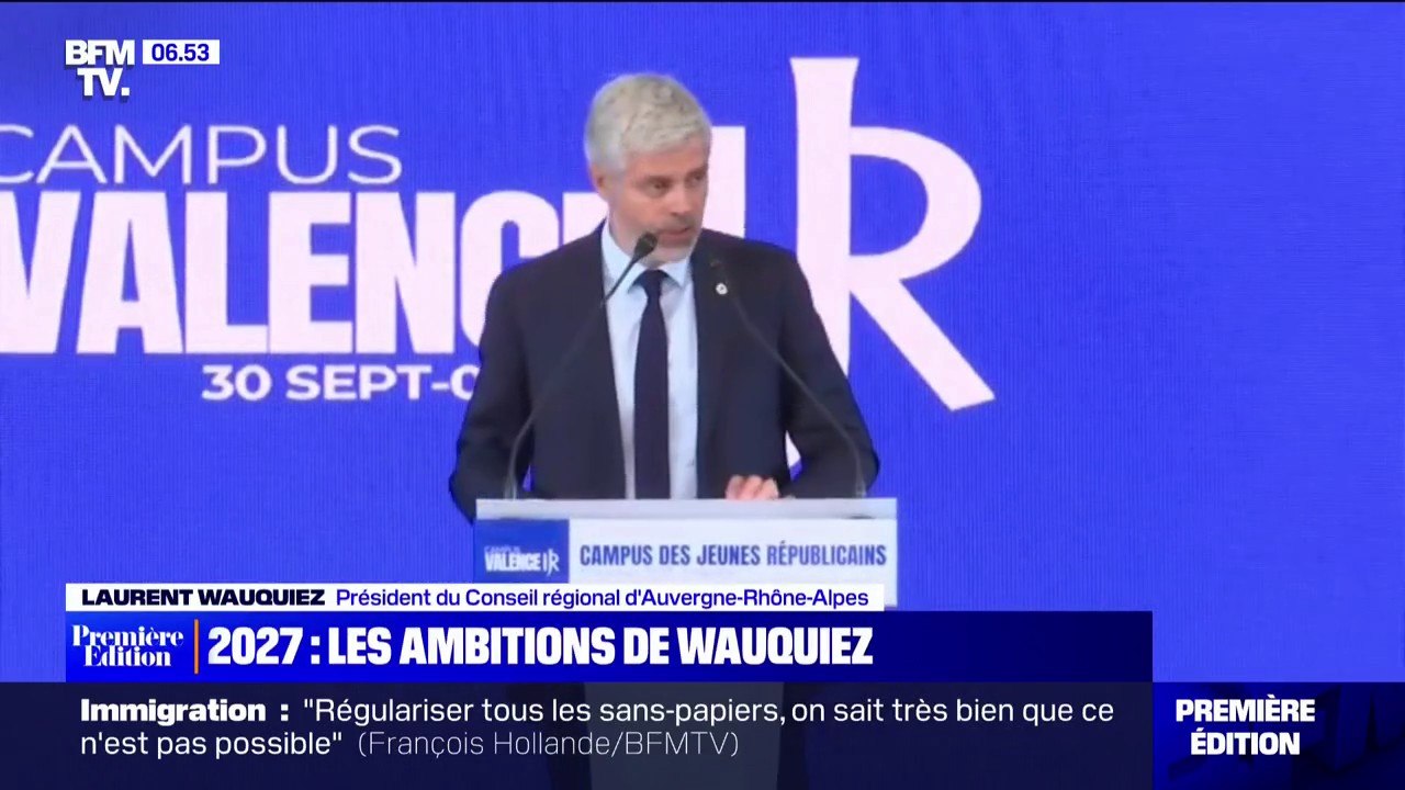 ÉDITO - "S'il veut réussir à s'imposer, Laurent Wauquiez va devoir faire plus que des petits pas"
