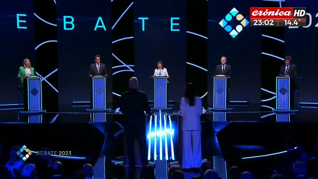 Debate presidencial 2023: así fue el cierre de los candidatos