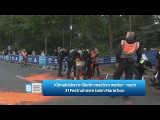 Klimakleber in Berlin machen weiter - nach 31 Festnahmen beim Marathon