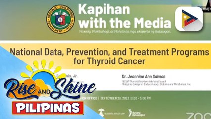Thyroid cancer, ika-7 sa most common cancer sa mga Pilipino