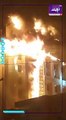حريق ضخم في مديرية امن الاسماعيلية