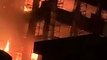 حريق هائل في مديرية أمن الإسماعيلية بمص