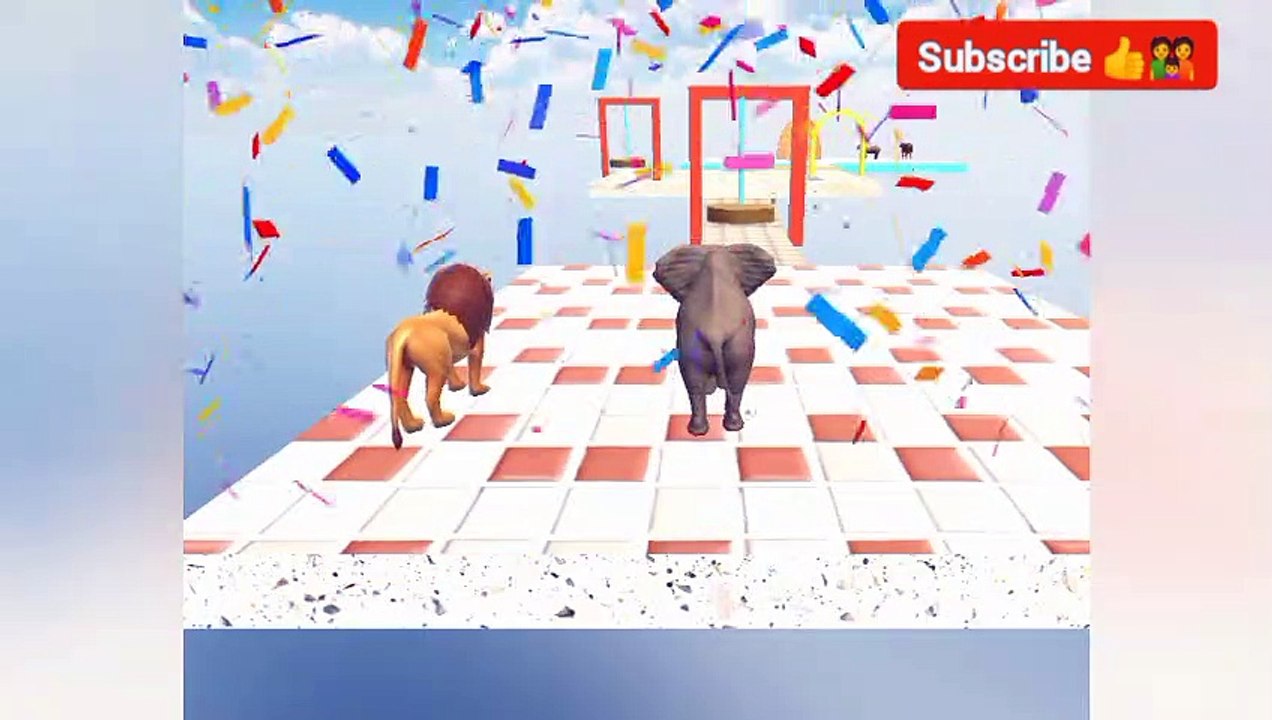 Cartoon  video, animal  to runing  कार्टून सीरीज