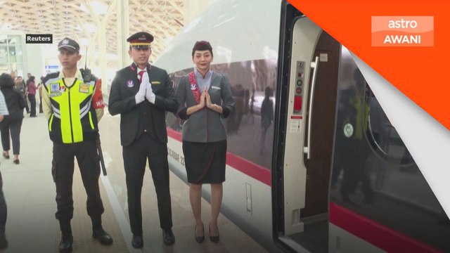 Kereta api berkelajuan tinggi whoosh dilancar hari ini