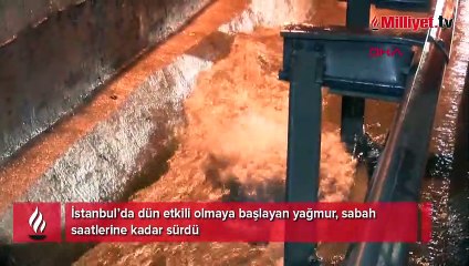 İstanbul'da yağış sabah saatlerine kadar sürdü