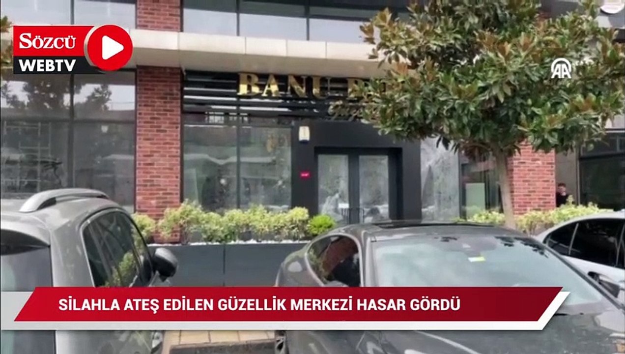 Başakşehir'de silahla ateş edilen güzellik merkezinde hasar oluştu