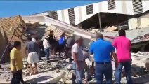 Messico, crolla il tetto di una chiesa: il video