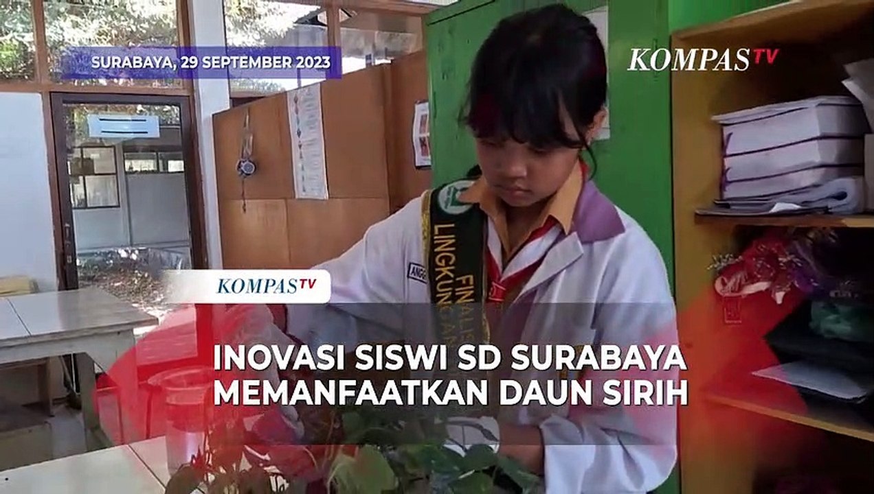 Inovasi Siswi Kelas 6 SD Surabaya Manfaatkan Da...