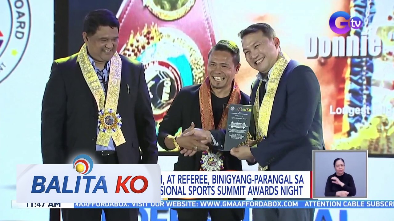 117 atleta, coach, at referee, binigyang-parangal sa Philippine Professional Sports Summit Awards Night | BK