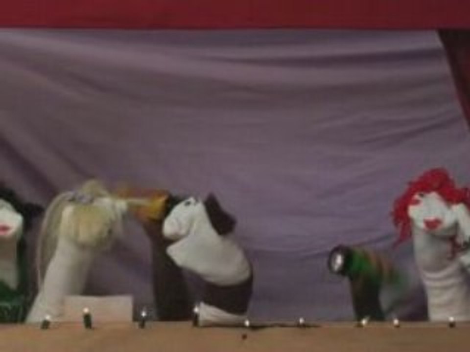 Atonement Sock Puppet Show