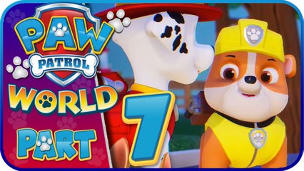 PAW Patrol World Walkthrough Part 7 (PS4) 100% Barkingburg Rescue