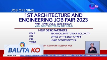 First Architecture & Engineering Job Fair 2023 in Iloilo – October 6 📅