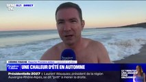 Vague de chaleur: en attendant les 32°C à Capbreton dans les Landes, le reporter Cédric Faiche goûte à la température de l'eau
