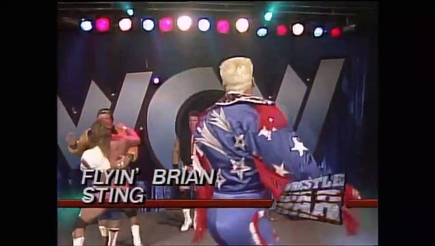 Ric Flair, Sid Vicious, Barry Windham, And Larry Zbyszko vs. Sting, Brian Pillman, And The Steiner Brothers