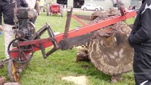 Boothmac Stationary Engine with Log Cutting Attachment