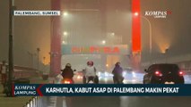 Akibat Karhutla, Kabut Asap di Palembang Makin Pekat