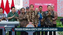 Resmikan Kereta Whoosh, Jokowi: Biaya Proyek Lama-Kelamaan Akan Rendah