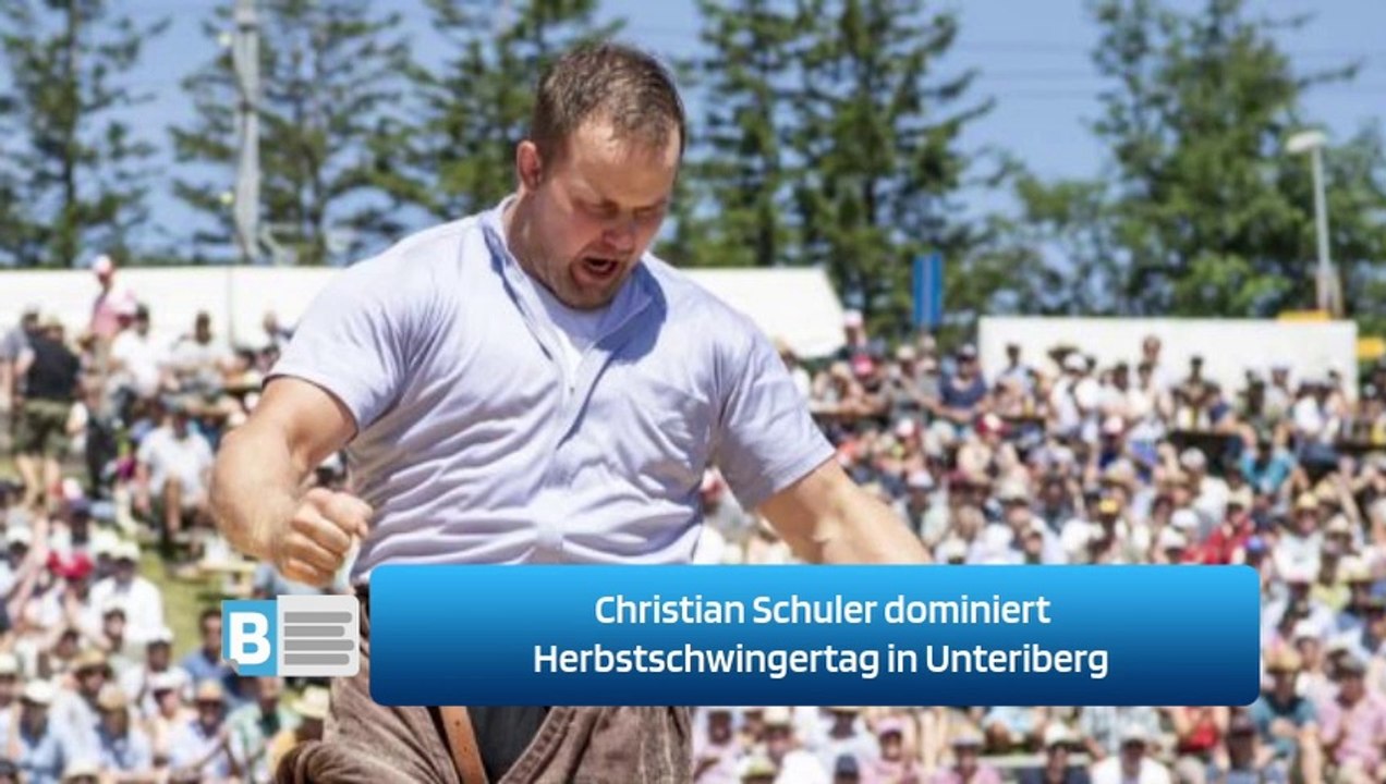 Christian Schuler dominiert Herbstschwingertag in Unteriberg