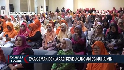 Emak-Emak Deklarasi Pendukung Anis-Muhaimin
