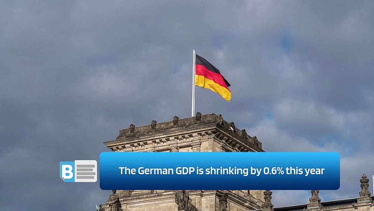 The German GDP is shrinking by 0.6% this year
