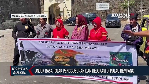 Unjuk Rasa Tolak Penggusuran Dan Relokasi Di Pulau Rempang